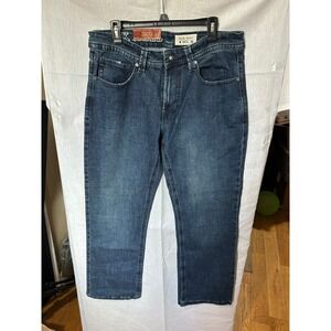 NWT TK Axel Mens Slim Boot Stretch Dark Wash Jeans 34x30